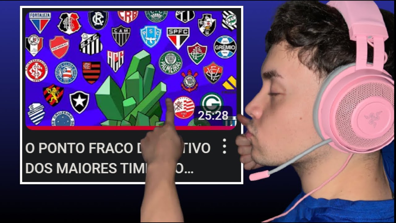 O PONTO FRACO DOS MAIORES TIMES DO BRASIL - REACT
