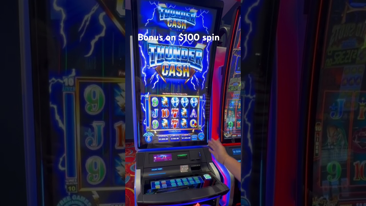 Thunder cash bonus! $100 spin 