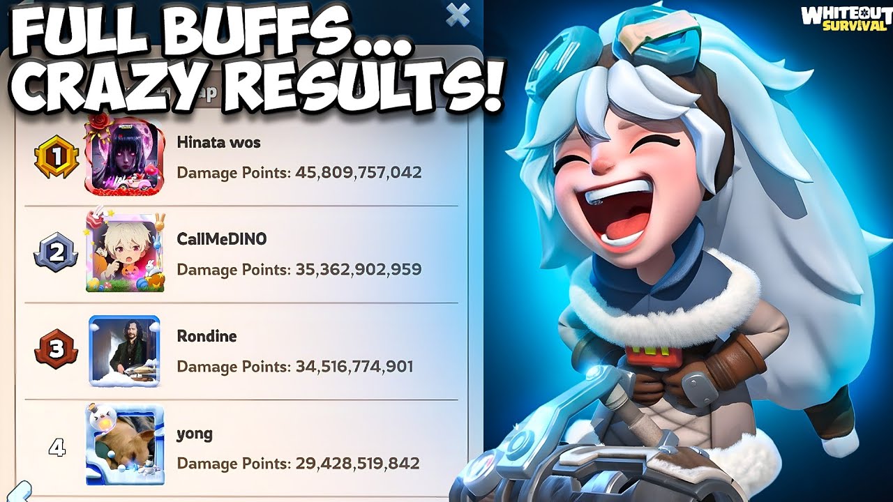 How Much Damage Can I Deal with 20% Buffs + Pets?! 🐻 | Bear Hunt | Whiteout Survival