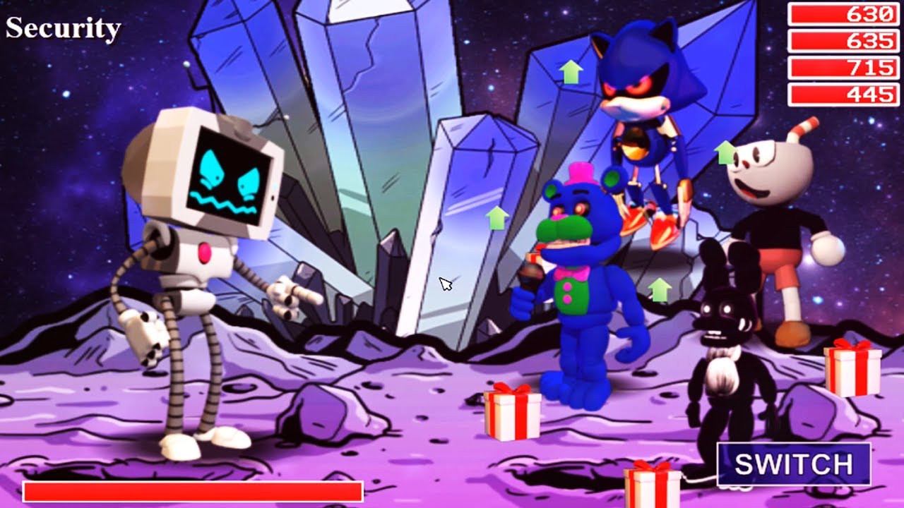 Aleksz. on Game Jolt: Blacklight bois in FNaF AR (Part 2)