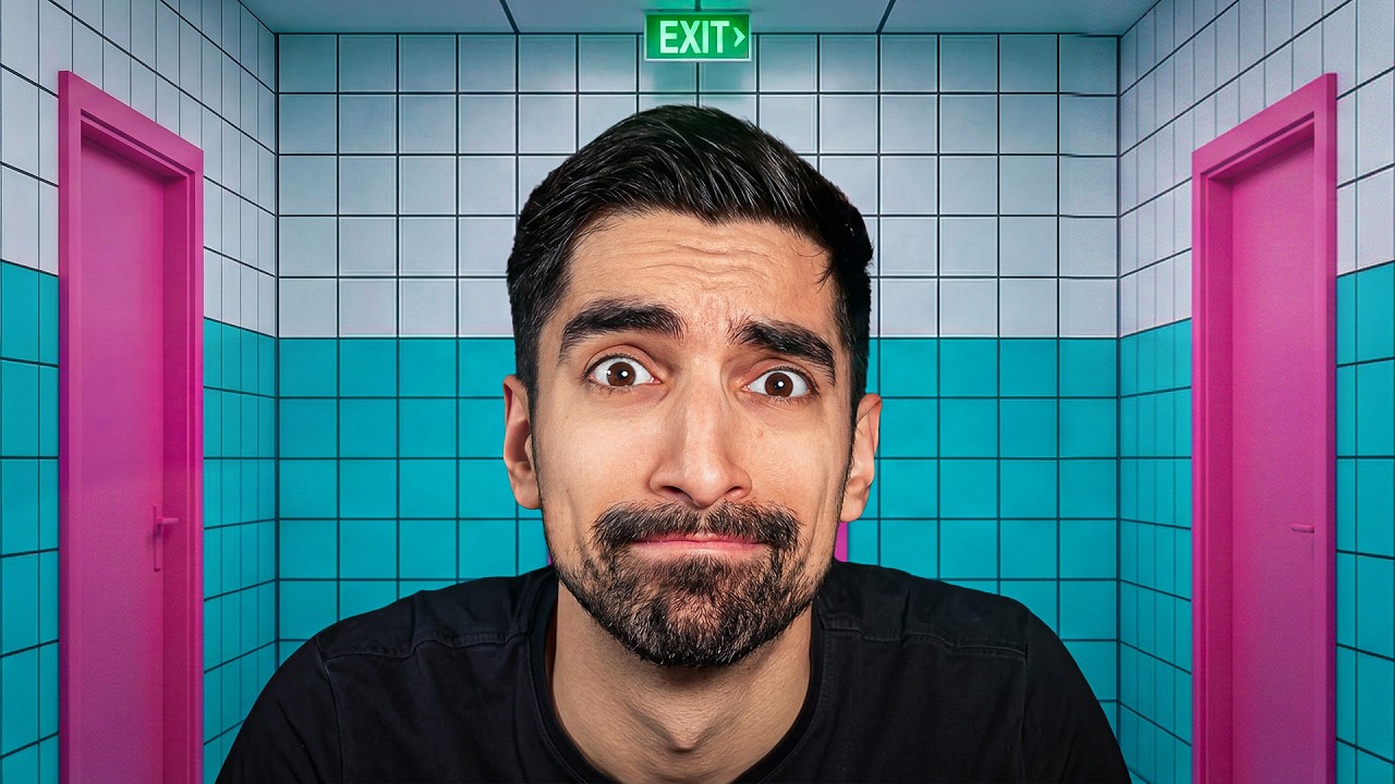 Παγιδευμένος σε δημόσιες τουαλέτες