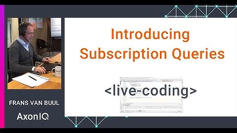 Introducing Subscription Queries
