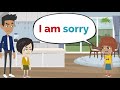 Sarahs apology  basic english conversation  learn english  like english