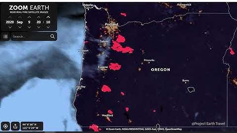 Satellite Image Time Lapse Sept 2020   Oregon