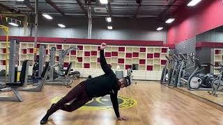 Plank With a Kick Through