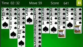 SPIDER SOLITAIRE for Android Mobile Phone by GlTeamStudio screenshot 3