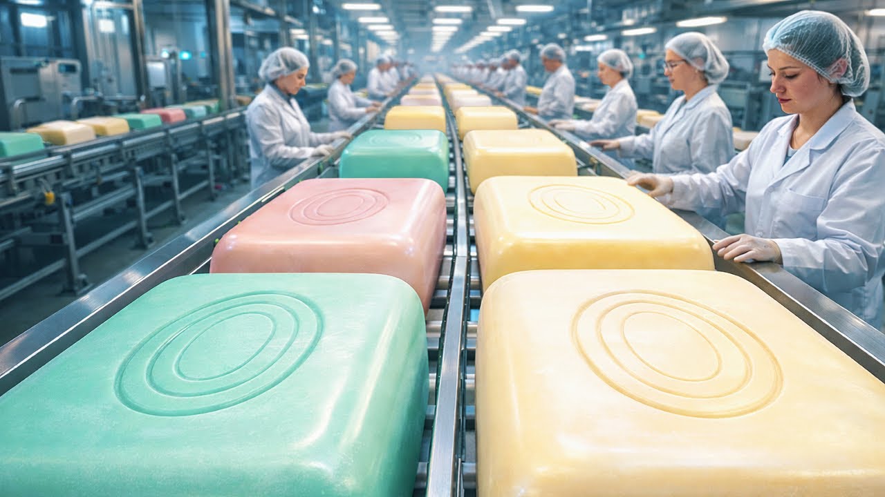 How They Make Bar Soap in a Factory: Inside a Modern Soap Production Line (Full Process)