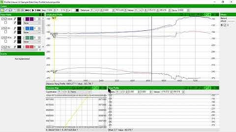 Creating a geological profile