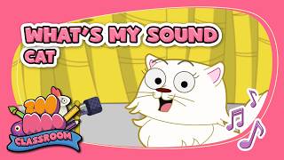 Whats My Sound: Cat | @ZooMoo⁩  | #kidslearning #kidsgames