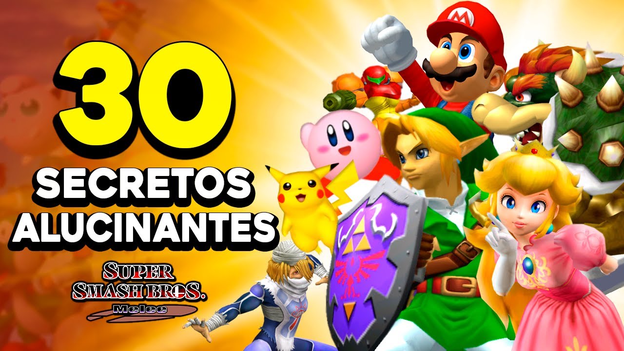 30 Secretos y Curiosidades ALUCINANTES de Super Smash Bros. Melee 🏆