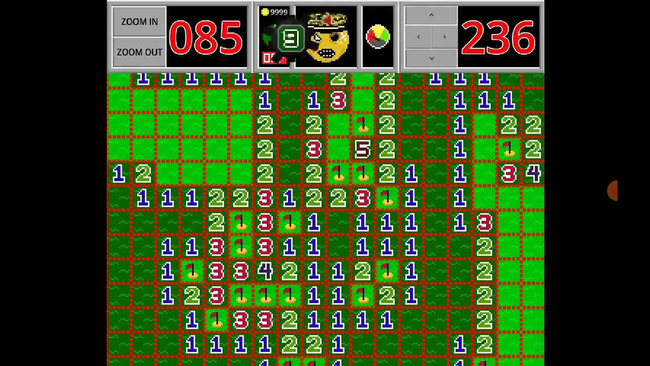 Minesweeper Plus: Vs 10 Max Size Board and 231 mines (Veteran Difficulty) (New Best attempt)
