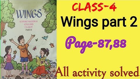 Class 4..Wings..part-2..Page-87,88..all solve..