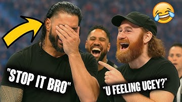19 Minutes Of WWE Wrestlers Breaking Character Hilariously