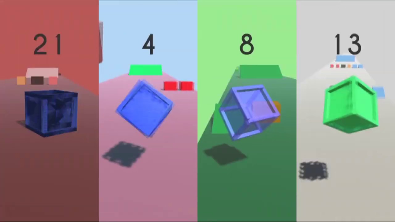 Get cube. Paper Cube Dash.