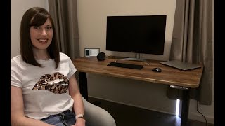 Kergo Smart Desk Pro with Cable Management Review with Promo Code | EMILY LONDON