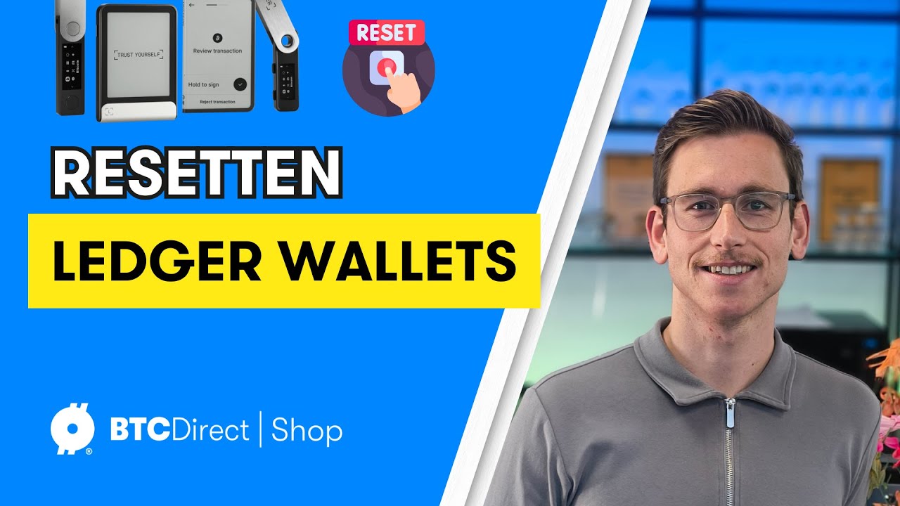 Ledger hardware wallet resetten - Instructie