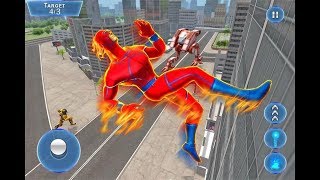 Super Robot Speed Hero Fighting Game | New Rescue City Robot Speed Hero Android GamePlay screenshot 2