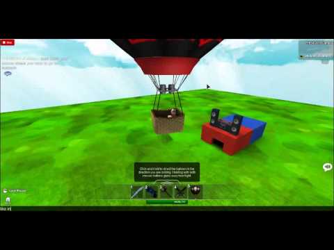 Roblox How To Use Hot Air Balloon Youtube - roblox world tour hot air balloon