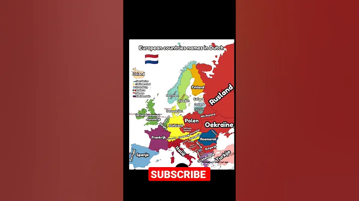 European country names in Dutch #geography #map #europe #trending #flag #shorts #youtube
