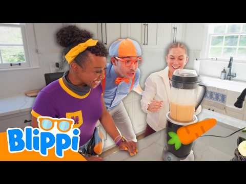 Healthy Stretchy Morning Routine | Fun with Blippi! | Blippi Educational Songs for Kids