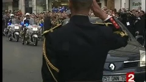Cérémonie de passation de pouvoir à l'Elysée