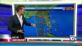 Tropical Storm Ian: 5 a.m. Sunday advisory