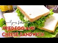 FRIED EGG AND CHEESE SANDWICH