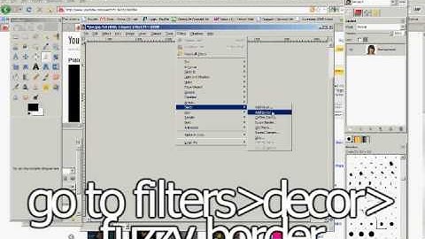 GIMP | Fuzzy Border Tutorial