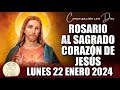 ROSARIO AL SAGRADO CORAZÓN DE HOY LUNES 22 ENERO 2024 ((Sagrado Corazón de Jesús))