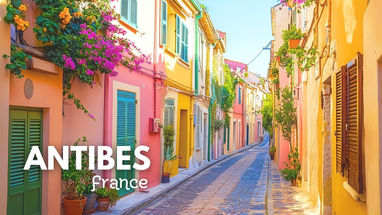 Антиб, Франция 🇫🇷☀️ Увидите красоту и очарование Французской Ривьеры! 😍 4К HDR