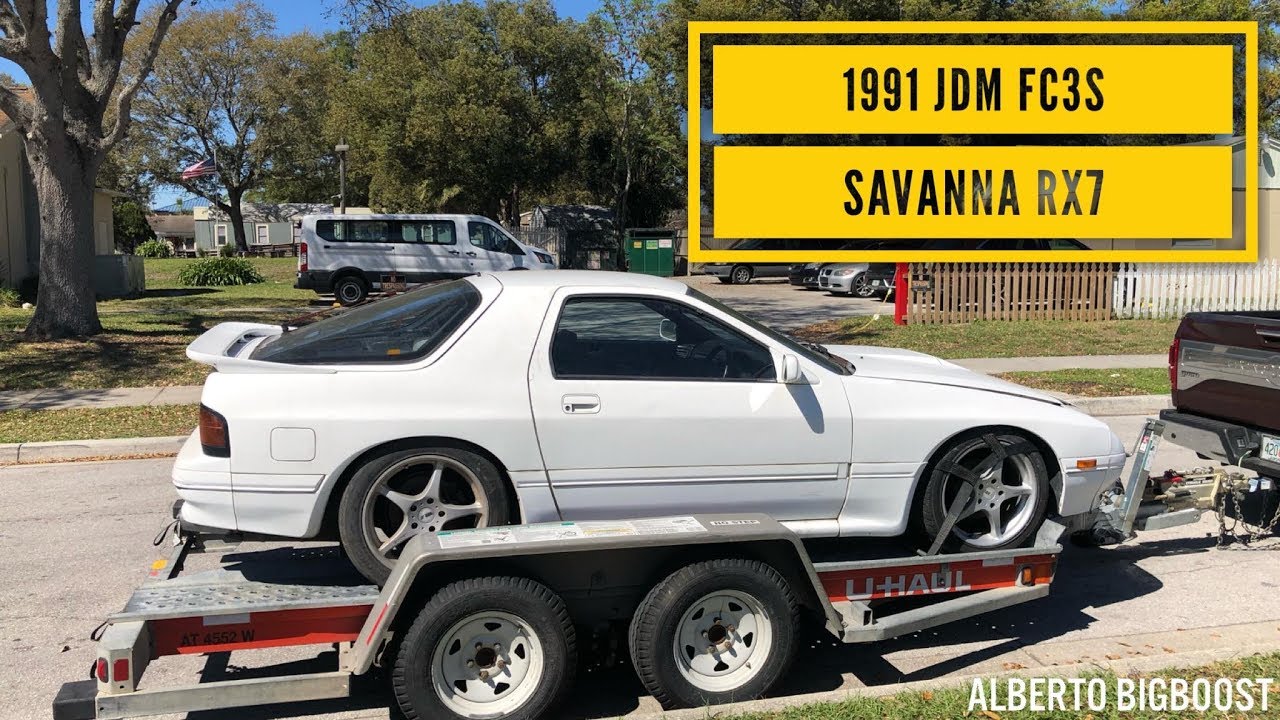 PICKING UP MY JDM FC3S SAVANNA RX7 - YouTube