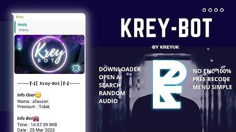 Script Krey-Bot menu simple no enc 100% | Bot Whatsapp