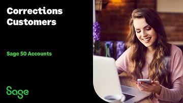 Sage 50 Accounts (UK) - Corrections - Customers