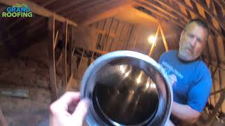Chimney Pipe Installation for Wood Stove through roof