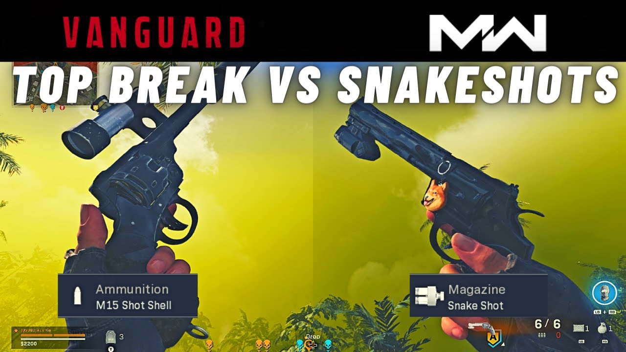 Warzone Pacific's Shotgun Revolvers | Vanguard Top Break vs MW Snakeshots | Caldera Clash Gameplay