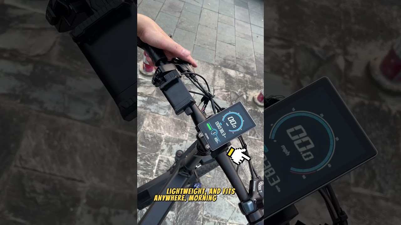 Big tires. Big adventures. Small fold. Meet the X1 foldable fat-tire eBike! 