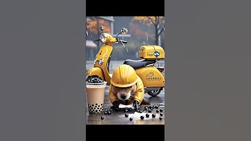 CAPY LÀM ĐỔ TRÀ SỮA CỦA CHỊ #capybara #viral #shorts