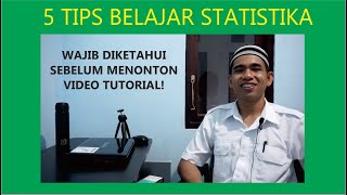 5 Tips Belajar Statistika