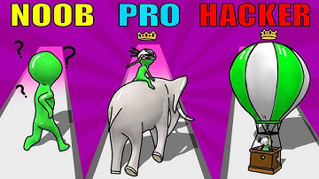 NOOB vs PRO vs HACKER in Switch Race!