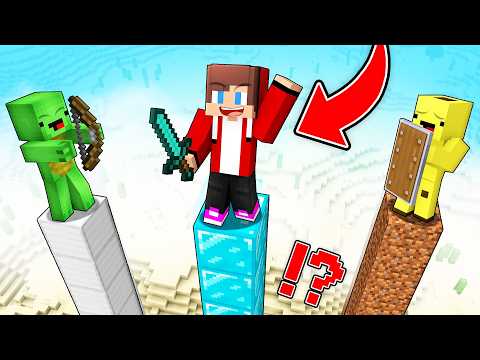 JJ vs Mikey vs Banana - The HIGHEST TOWER Battle in Minecraft