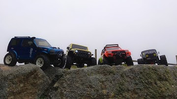 the battle  #MST #CMX #CFX #SCX2 #TRX4 comparision