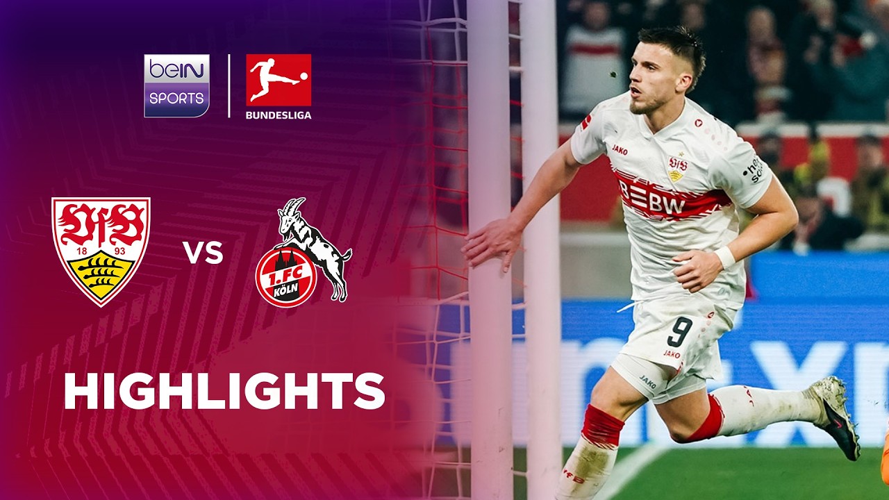 VfB Stuttgart 3-1 FC Köln | Bundesliga 25/26 Match Highlights
