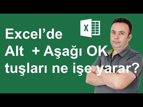 Video: Metinde aşağı ok nasıl yapılır?