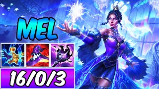 Buffed Mel Is The Best Mid Laner - Prestige Winterblessed Mel Best Build & Runes League Of Legends