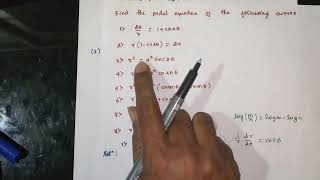 Pedal Equation of the Curve (Examples 1)  Polar Curves | Engineering Mathematics