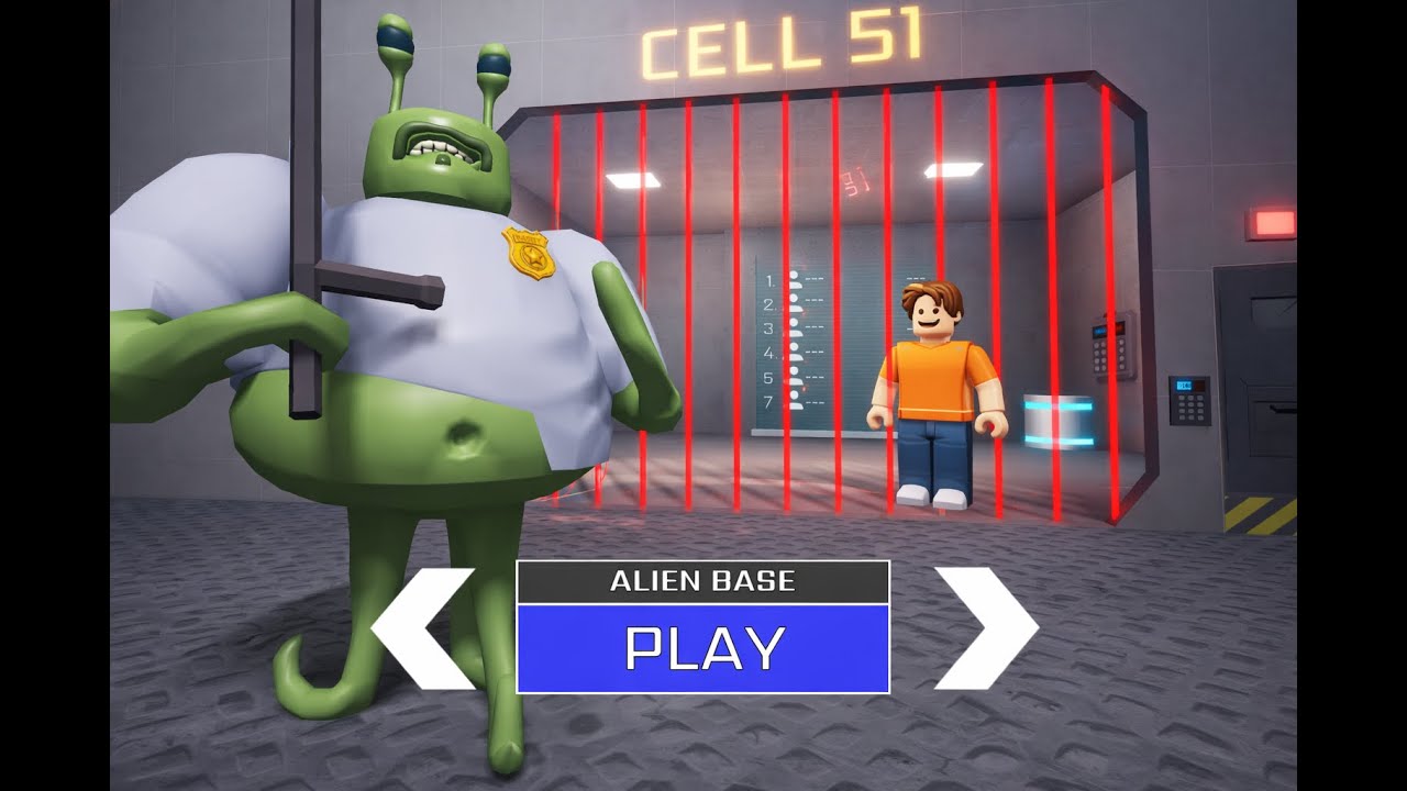 ESCAPING BARRY’S ALIEN BASE! 👽🚨 | Roblox Barry Prison RUN! Alien Base Full Gameplay
