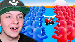 Fall Guys Blue vs Red Battle! (PART 1)