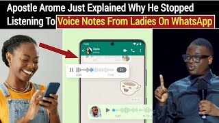 видео: БОГ МОЙ — Апостол Ароме наконец объяснил, почему он перестал слушать женские голосовые сообщения ... картинка: БОГ МОЙ — Апостол Ароме наконец объяснил, почему он перестал слушать женские голосовые сообщения ...