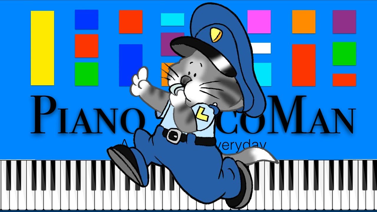 CBeebies - Sergeant Stripes Theme Song (Slow Easy Medium) Piano Tutorial 4K