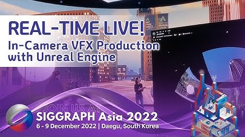 언리얼과 인카메라VFX  (웨스트월드) - Real-Time LIve!